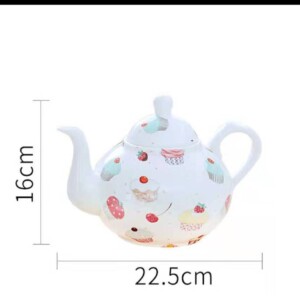 Ceramic Cake Theme Teapot